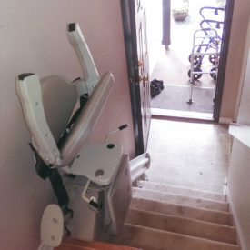 HME | Straight Stair Lift Installation