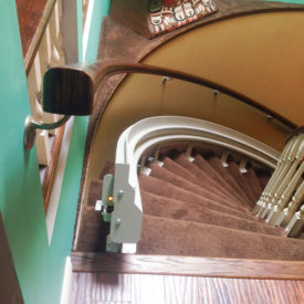HME | Curved Stair Lift Installation